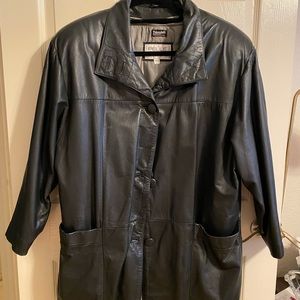 Large Leather coat